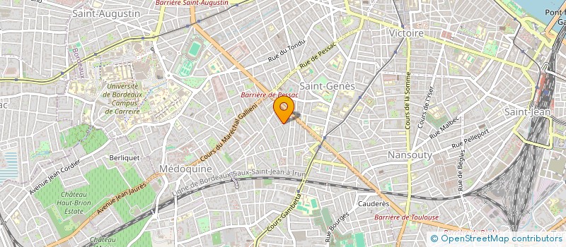 localisation de l'entreprise MADAME MARIE GARA à TALENCE