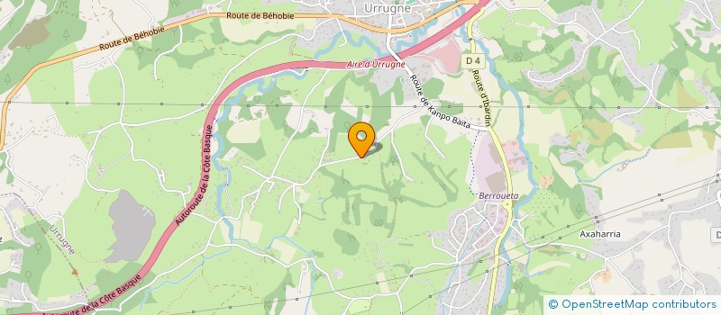 localisation de l'entreprise MADAME MARIE GARBIZU  URRUGNE