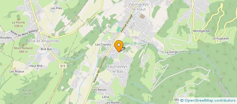 localisation de l'entreprise MADAME MARIE GARCIA  VAULNAVEYS-LE-BAS