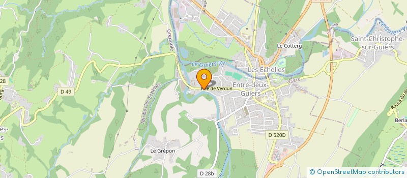 localisation de l'entreprise MADAME MARIE GARCIA à ENTRE-DEUX-GUIERS