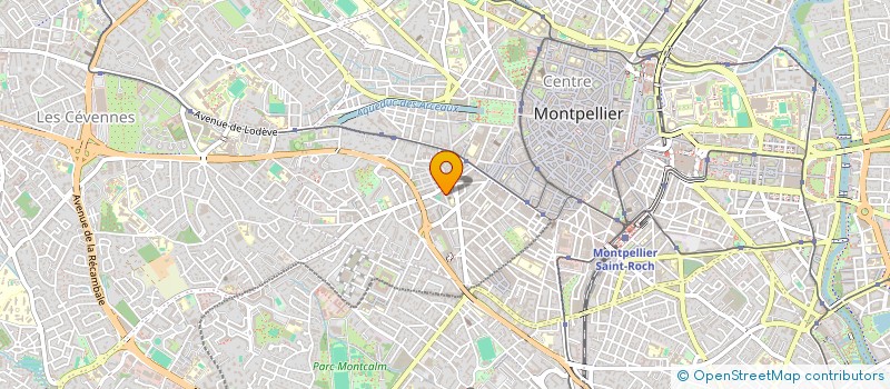 localisation de l'entreprise MADAME MARIE GARCIA à MONTPELLIER