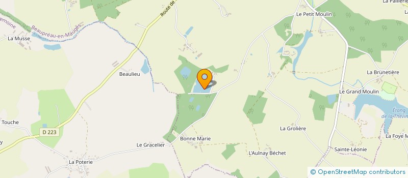 localisation de l'entreprise MADAME MARIE GARDAN à BEAUPREAU-EN-MAUGES