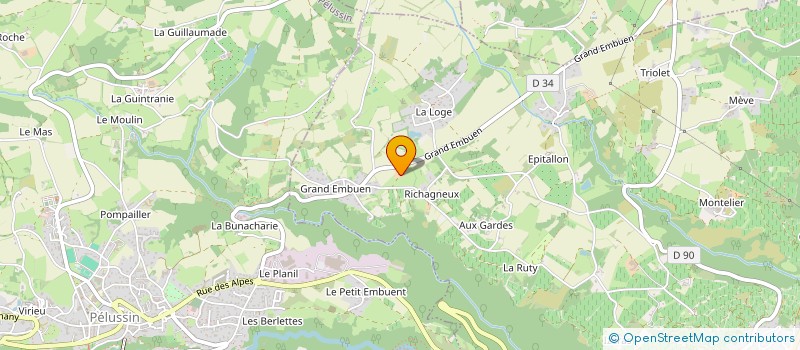 localisation de l'entreprise MADAME MARIE GARDE à CHAVANAY