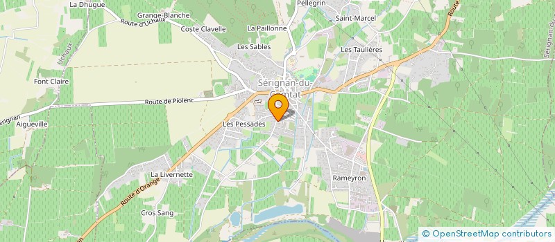 localisation de l'entreprise MADAME MARIE GARDENAT  SERIGNAN-DU-COMTAT