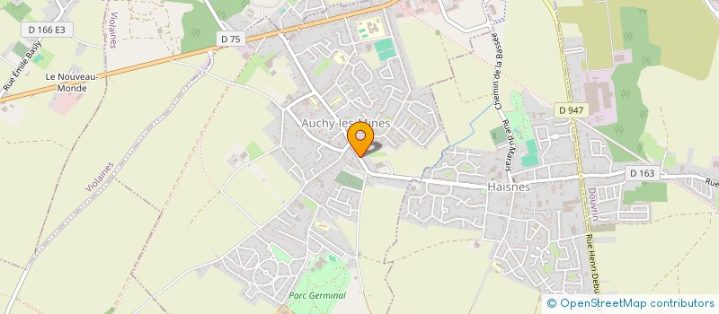 localisation de l'entreprise MADAME MARIE GARDINAL  AUCHY-LES-MINES