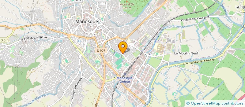 localisation de l'entreprise MADAME MARIE GARDON à MANOSQUE