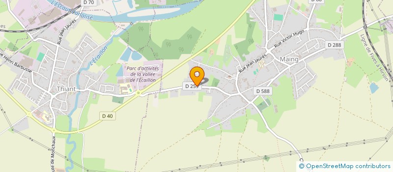 localisation de l'entreprise MADAME MARIE GARIN  MAING