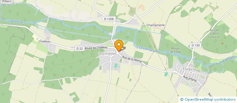 localisation de l'entreprise MADAME MARIE GARNIER  DORMELLES