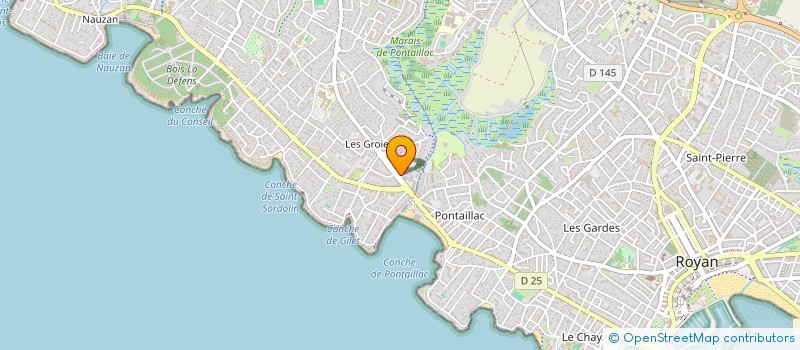 localisation de l'entreprise MADAME MARIE GARNIER  LES MATHES