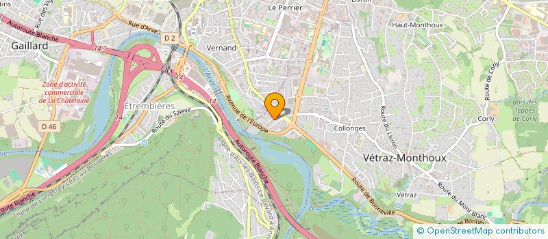 localisation de l'entreprise MADAME MARIE GARNIER  VETRAZ-MONTHOUX