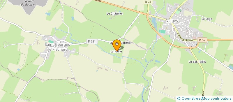 localisation de l'entreprise MADAME MARIE GAROT  ST GEORGES LE FLECHARD