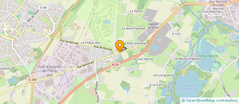 localisation de l'entreprise MADAME MARIE GARRIDO  LE RHEU