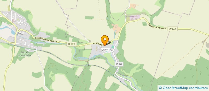 localisation de l'entreprise MADAME MARIE GASLONDE  ORRY-LA-VILLE