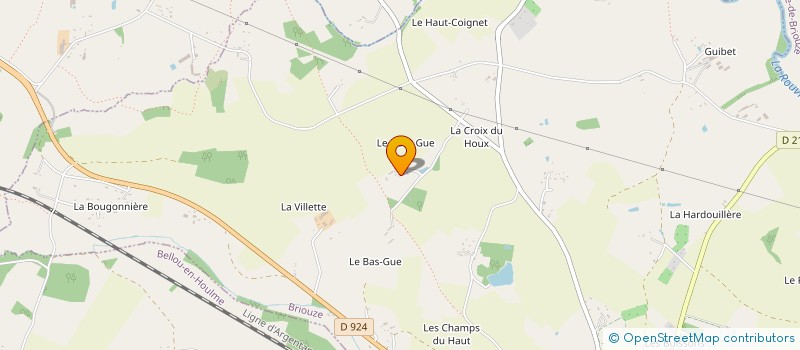 localisation de l'entreprise MADAME MARIE GASNIER à BRIOUZE