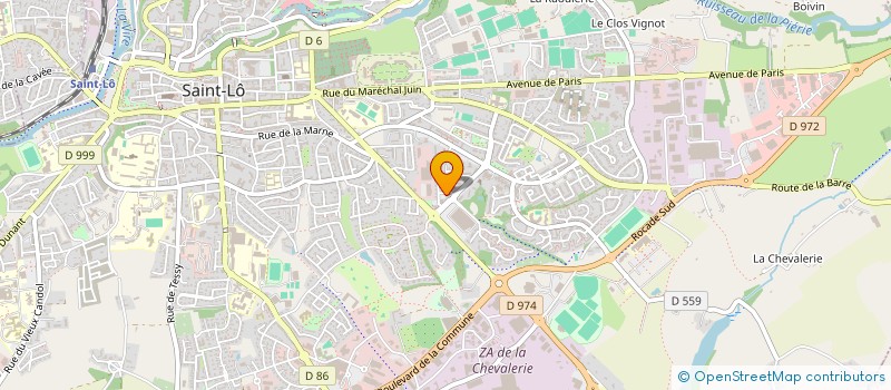 localisation de l'entreprise MADAME MARIE GASNIER  SAINT-LO