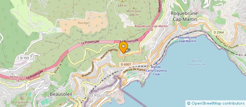localisation de l'entreprise MADAME MARIE GASPARETTI à ROQUEBRUNE-CAP-MARTIN