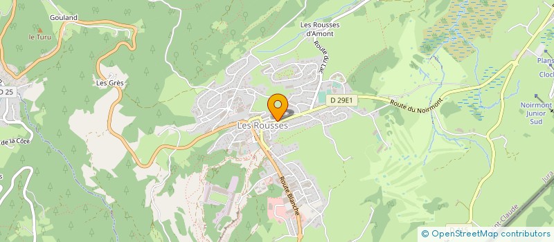 localisation de l'entreprise MADAME MARIE GASPY  LES ROUSSES