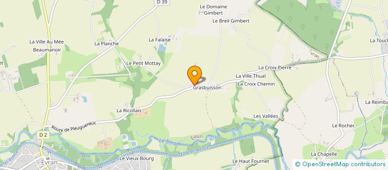 localisation de l'entreprise MADAME MARIE GASREL  EVRAN