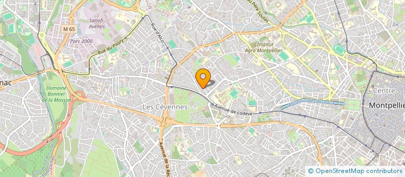 localisation de l'entreprise MADAME MARIE GASSIN à MONTPELLIER