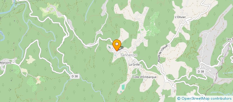 localisation de l'entreprise MADAME MARIE GASTAUD  TANNERON