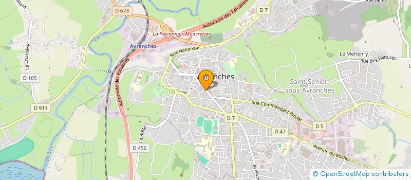 localisation de l'entreprise MADAME MARIE GASTINEAU à AVRANCHES