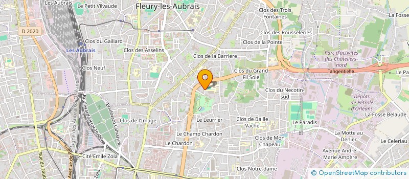 localisation de l'entreprise MADAME MARIE GASTINEAU  ORLEANS