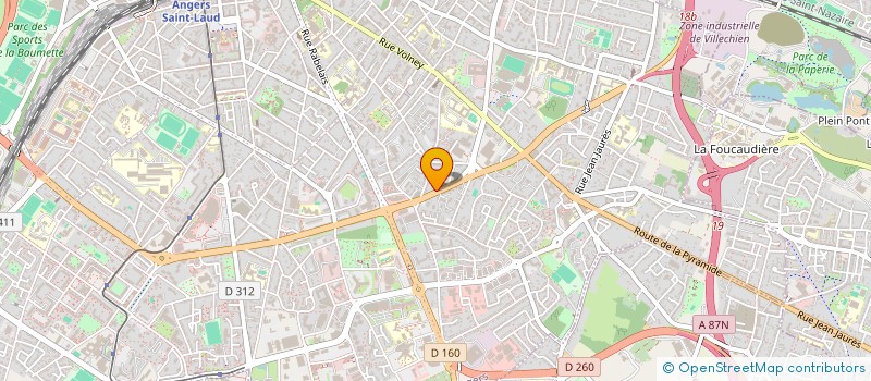 localisation de l'entreprise MADAME MARIE GATEAU à ANGERS