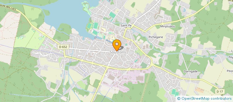 localisation de l'entreprise MADAME MARIE GATHIER  SOUSTONS