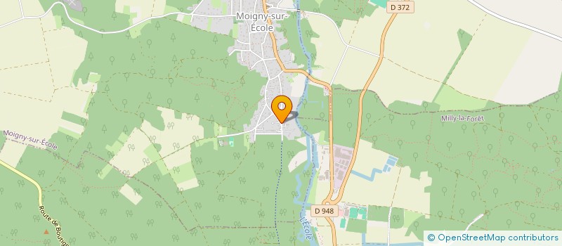 localisation de l'entreprise MADAME MARIE GAUCHER  MOIGNY-SUR-ECOLE