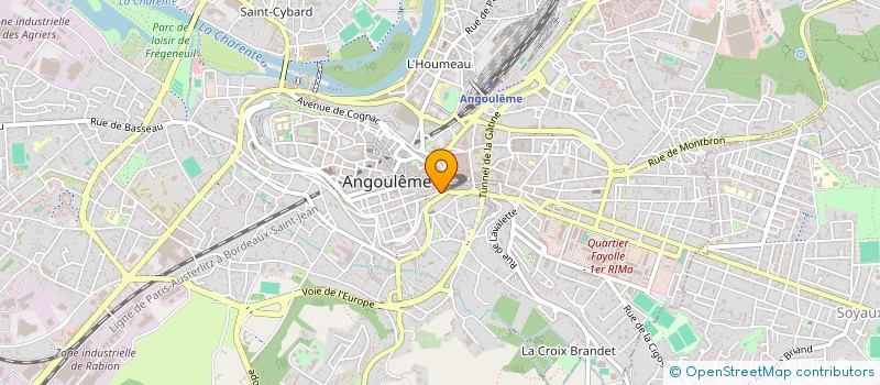localisation de l'entreprise MADAME MARIE GAUCHET à ANGOULEME