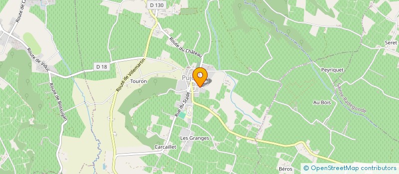 localisation de l'entreprise MADAME MARIE GAUDET  PUJOLS