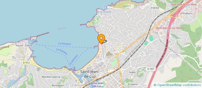 localisation de l'entreprise MADAME MARIE GAUDIN à SAINT-JEAN-DE-LUZ