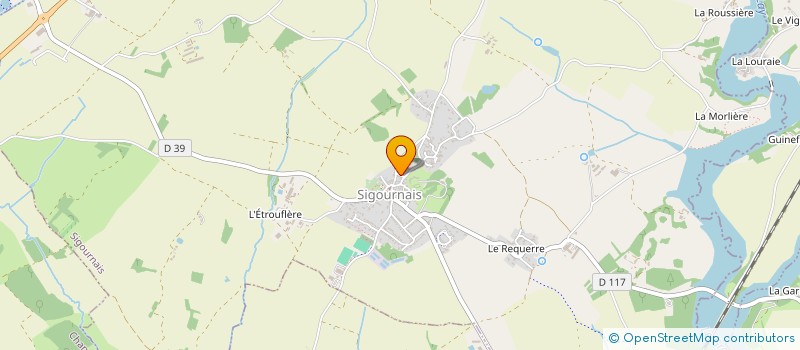 localisation de l'entreprise MADAME MARIE GAUDIN à SIGOURNAIS