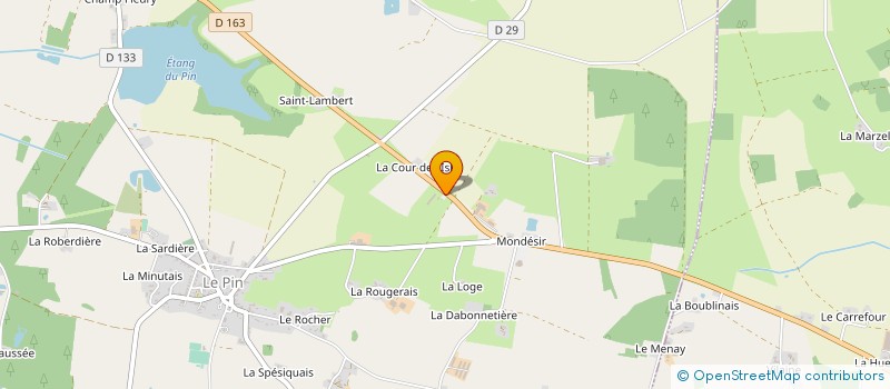 localisation de l'entreprise MADAME MARIE GAUDIN à VALLONS-DE-L'ERDRE