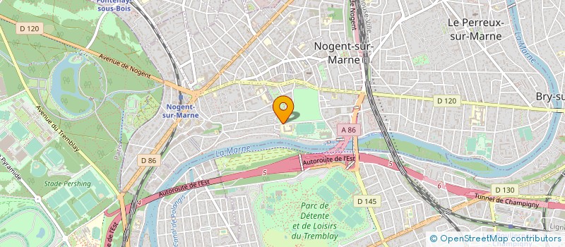 localisation de l'entreprise MADAME MARIE GAUDRAT à NOGENT-SUR-MARNE