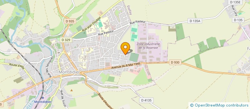 localisation de l'entreprise MADAME MARIE GAUDRE  MONTDIDIER