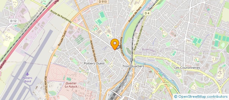 localisation de l'entreprise MADAME MARIE GAUMONT à POITIERS