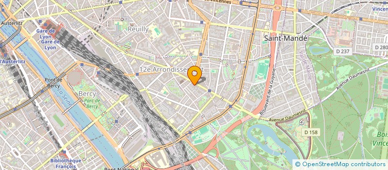 localisation de l'entreprise MADAME MARIE GAUTHE à PARIS