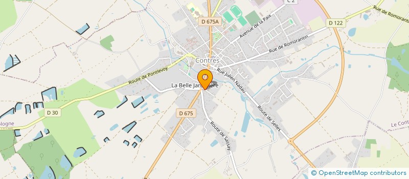 localisation de l'entreprise MADAME MARIE GAUTHIER  LE CONTROIS-EN-SOLOGNE