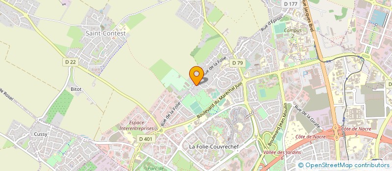 localisation de l'entreprise MADAME MARIE GAUTIER à CAEN