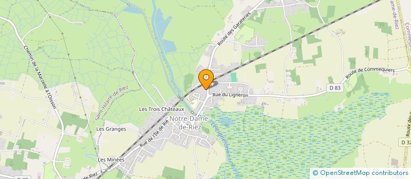 localisation de l'entreprise MADAME MARIE GAUTIER  NOTRE-DAME-DE-RIEZ