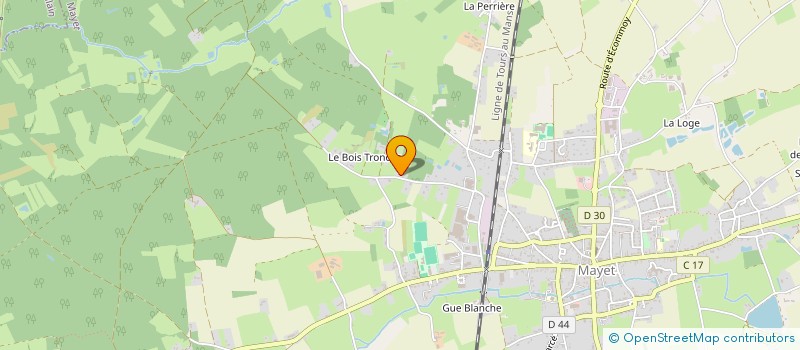 localisation de l'entreprise MADAME MARIE GAUTIER  MAYET