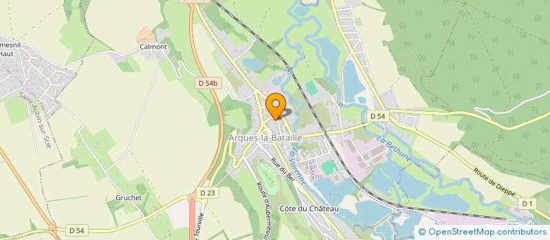 localisation de l'entreprise MADAME MARIE GAUTROT  ARQUES-LA-BATAILLE