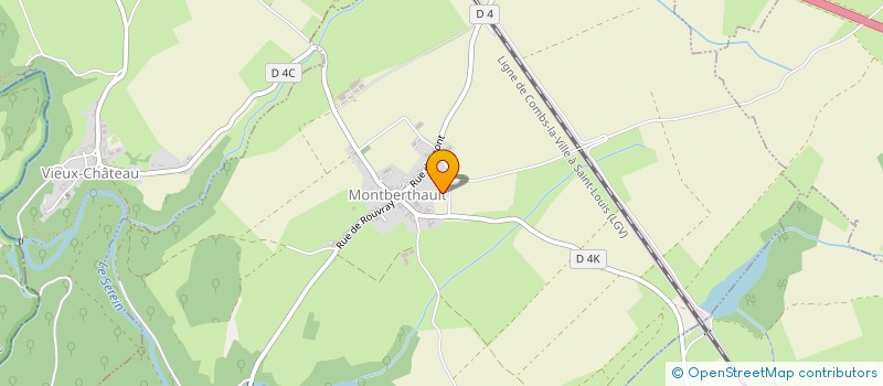 localisation de l'entreprise MADAME MARIE GAUVIN  MONTBERTHAULT