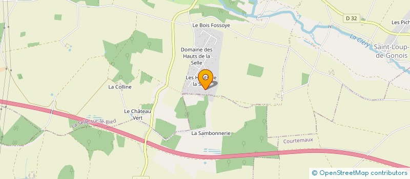 localisation de l'entreprise MADAME MARIE GAUX à LA SELLE-SUR-LE-BIED