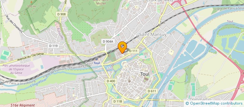 localisation de l'entreprise MADAME MARIE GAXATTE  TOUL