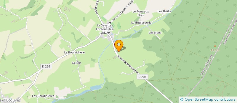 localisation de l'entreprise MADAME MARIE GAZAGNE à L'OREE-D'ECOUVES
