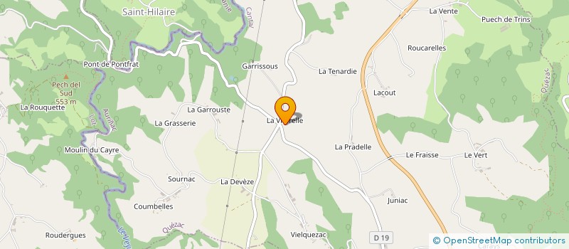 localisation de l'entreprise MADAME MARIE GAZAL à QUEZAC