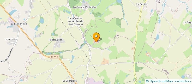 localisation de l'entreprise MADAME MARIE GAZEAU  LE PIN