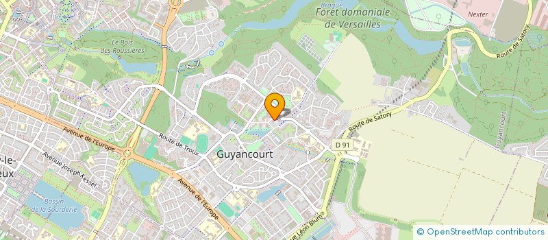 localisation de l'entreprise MADAME MARIE GBELI  GUYANCOURT